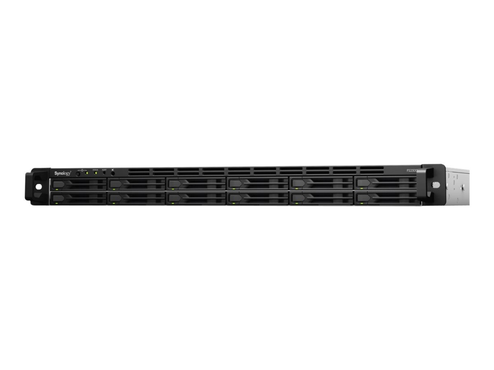 Synology Flashstation Fs2500 - Nas-Server - 12 Brønner - Kan Monteres I Rack - Sata 6Gb/S - Raid Raid 0, 1, 5, 6, 10, Jbod, Raid F1 - Ram 8 Gb - Giga
