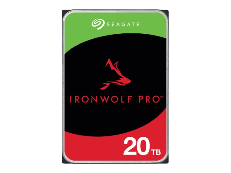 Seagate Ironwolf Pro St20000nt001 - Harddisk - 20 Tb - Intern - 3.5" - Sata 6Gb/S - 7200 Rpm - Buffer: 256 Mb - Med 3-Års Seagate Rescue Data Recover