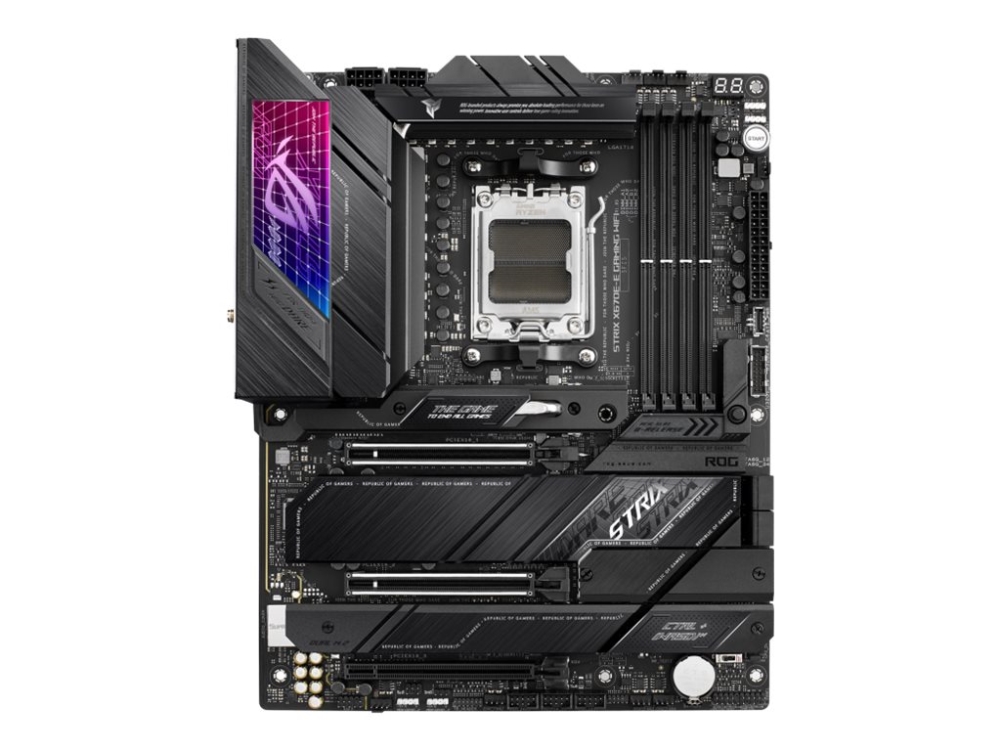 Asus Rog Strix X670e-E Gaming Wifi - Hovedkort - Atx - Socket Am5 - Amd X670e Chipset - Usb-C 3.2 Gen 2X2, Usb 3.2 Gen 1, Usb-C 3.2 Gen2, Usb 3.2 Gen