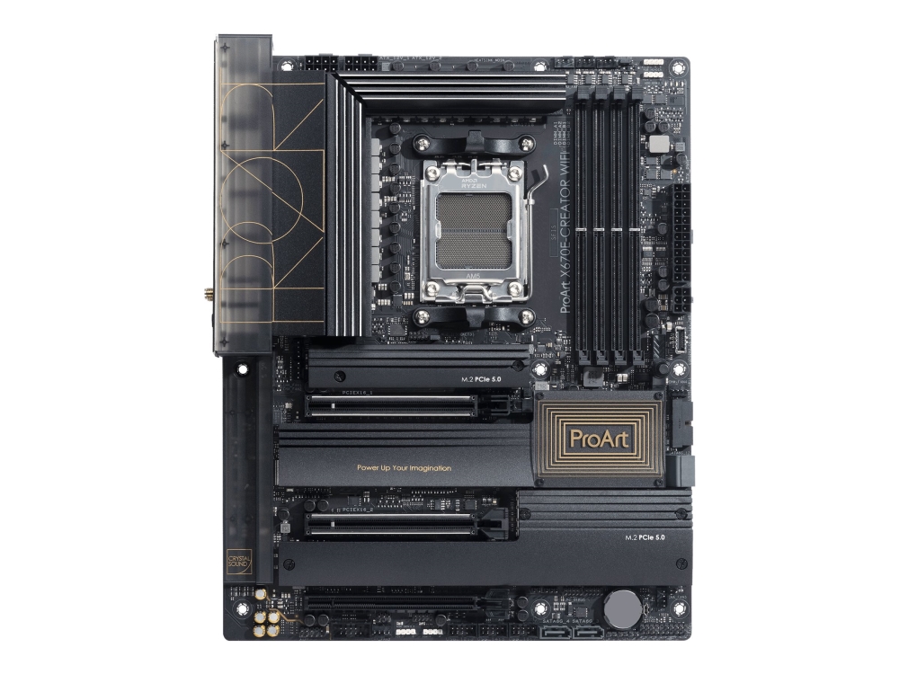 Asus Proart X670e-Creator Wifi - Hovedkort - Atx - Socket Am5 - Amd X670e Chipset - Usb4, Usb-C 3.2 Gen 2X2, Usb 3.2 Gen 2 - 2.5 Gigabit Lan, 10 Giga