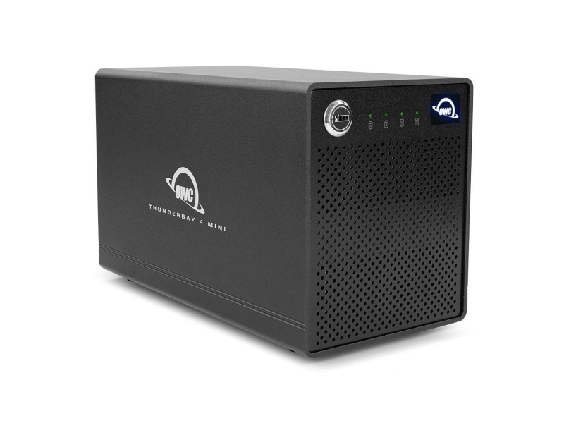 Owc Thunderbay 4 Mini, Hdd/Ssd-Kabinett, 2.5", Sata, 20 Gbit/S, Usb-Tilkobling, Sort