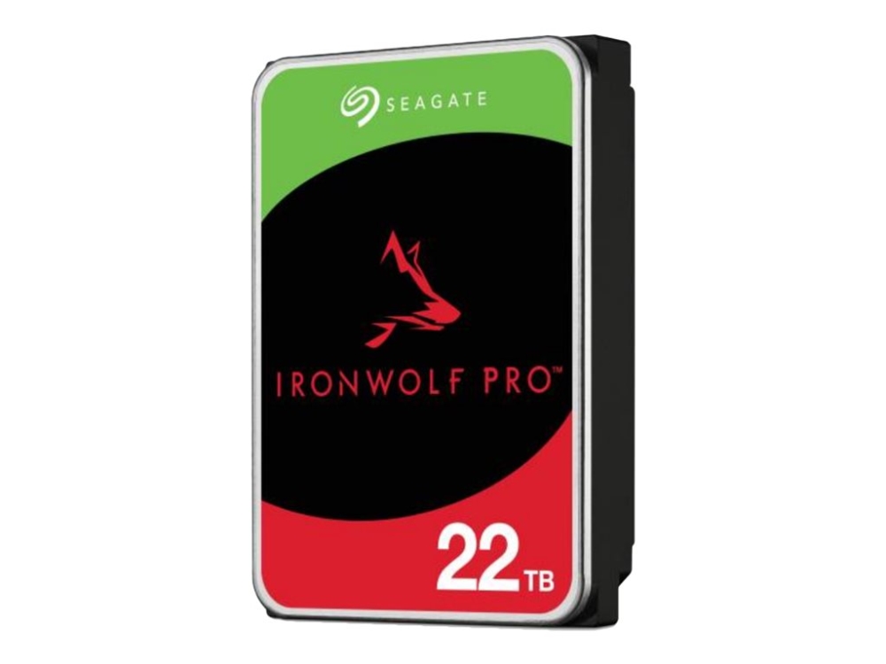 Seagate Ironwolf Pro St22000nt001 - Harddisk - 22 Tb - Intern - 3.5" - Sata 6Gb/S - 7200 Rpm - Buffer: 512 Mb - Med 3-Års Seagate Rescue Data Recover