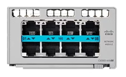 Cisco Catalyst 9300 Series Network Module - Utvidelsesmodul - 100M/1G/2.5G/5G/10 Gigabit Ethernet X 8