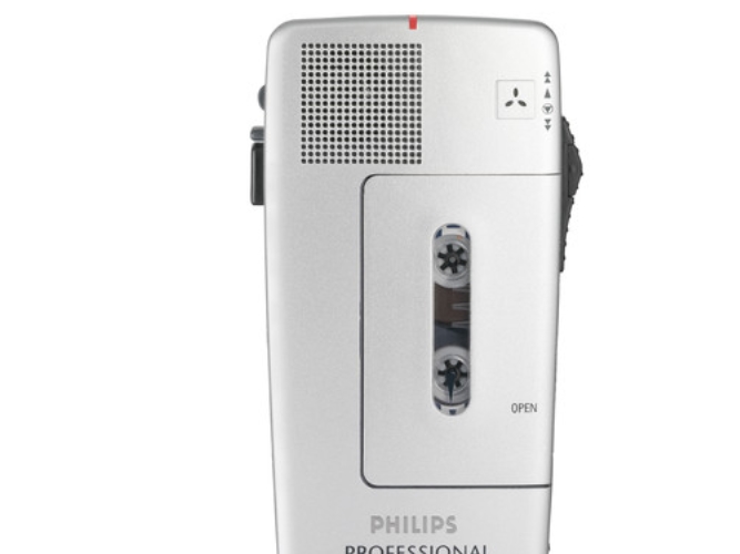 Philips Pocket Memo, 400 - 5000 Hz, 120 G, 128 Mm, 64 Mm, 25 Mm, Aaa