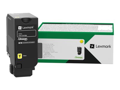 Lexmark - Gul - Original - Tonerpatron Lccp, Lrp - For Lexmark Cs735de
