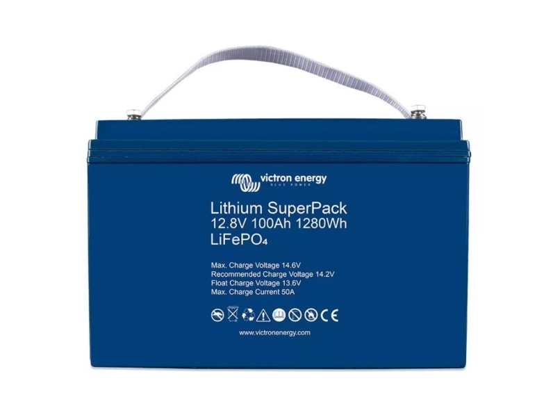Victron Energy Victron Energy Lifepo4 Superpack Bat512110710 12,8V/100Ah-Batteri