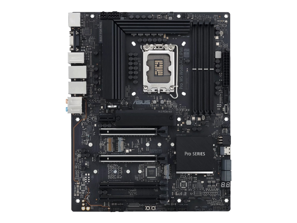 Asus Pro Ws W680-Ace Ipmi - Hovedkort - Atx - Lga1700-Sokkel - W680 Chipset - Usb 3.2 Gen 1, Usb 3.2 Gen 2, Usb-C 3.2 Gen2, Usb-C 3.2 Gen 2X2 - 2 X 2