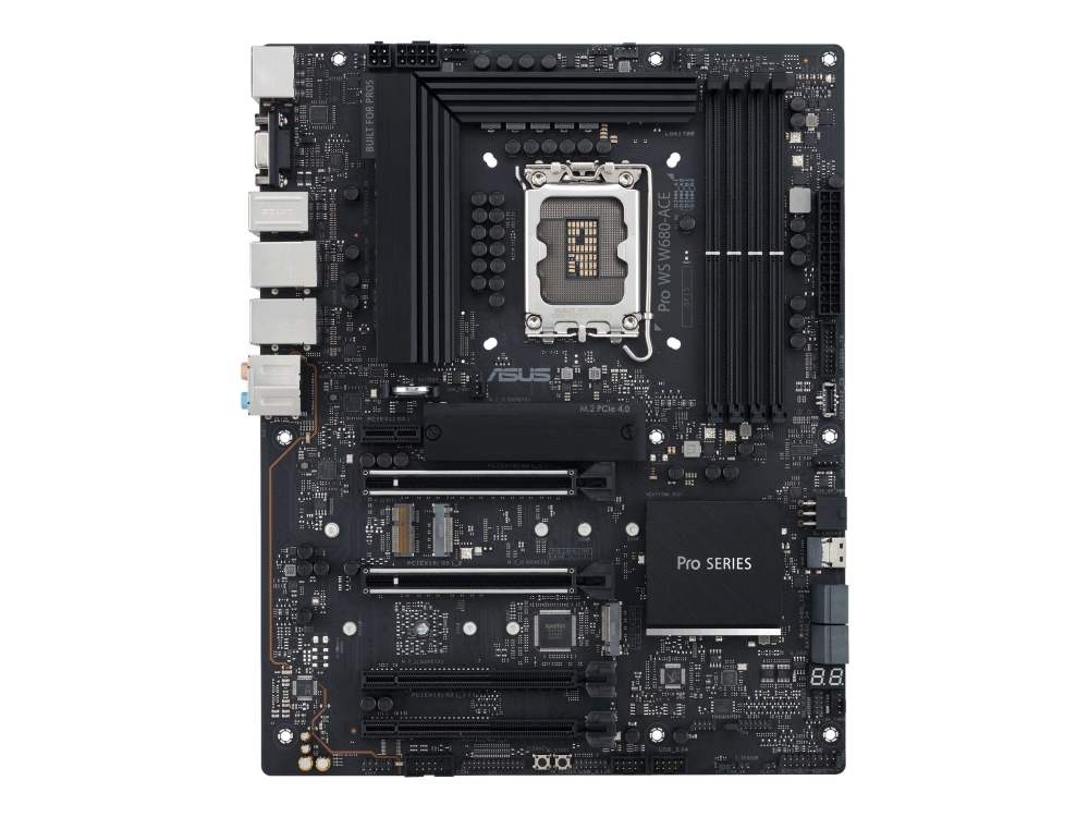 Asus Pro Ws W680-Ace - Hovedkort - Atx - Lga1700-Sokkel - W680 Chipset - Usb 3.2 Gen 1, Usb 3.2 Gen 2, Usb-C 3.2 Gen2, Usb-C 3.2 Gen 2X2 - 2 X 2.5 Gi