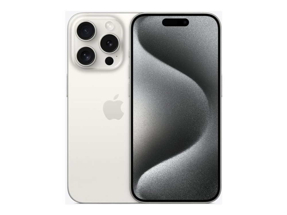 Apple Iphone 15 Pro - 5G Smartphone - Dobbelt-Sim / Internminne 1 Tb - Oled-Display - 6.1" - 2556 X 1179 Piksler (120 Hz) - 3X Bakkamera 48 Mp, 12 Mp