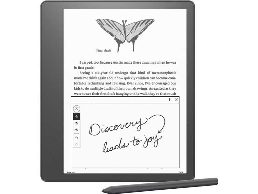 Amazon Kindle Scribe E-Reader, 16 Gb, 10,2 Tommer, 300 Ppi, Med "Premium Pen" Med En Penn