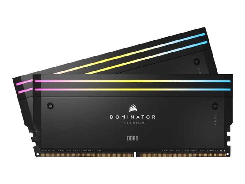 Corsair Dominator Titanium Cmp96gx5m2b6400c32, 96 Gb, 2 X 48 Gb, Ddr5, 6400 Mhz, 288-Pinners Dimm