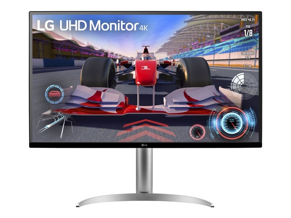 Lg 32Uq750p-W - Led-Skjerm - 32" (31.5" Synlig) - 3840 X 2160 4K @ 144 Hz - Va - 400 Cd/M² - 2500:1 - Hdr10 - 4 Ms - 2Xhdmi, Displayport, Usb-C - Høy