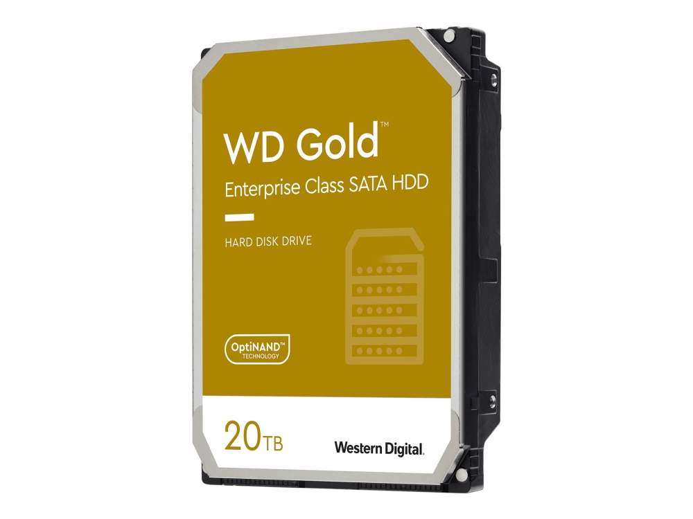 Wd Gold Wd202kryz - Harddisk - Enterprise - 20 Tb - Intern - 3.5" - Sata 6Gb/S - 7200 Rpm - Buffer: 512 Mb