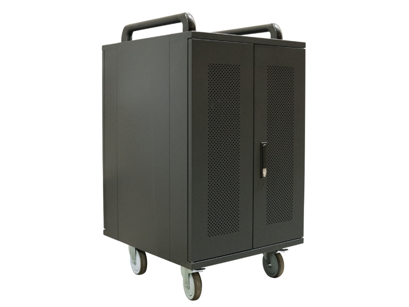 Avtek International Avtek Charging Cart 20, Kabinett For Håndtering Av Bærbare Enheter, Sort, Notebook, 39,6 Cm (15.6"), Ac, Nøkkel