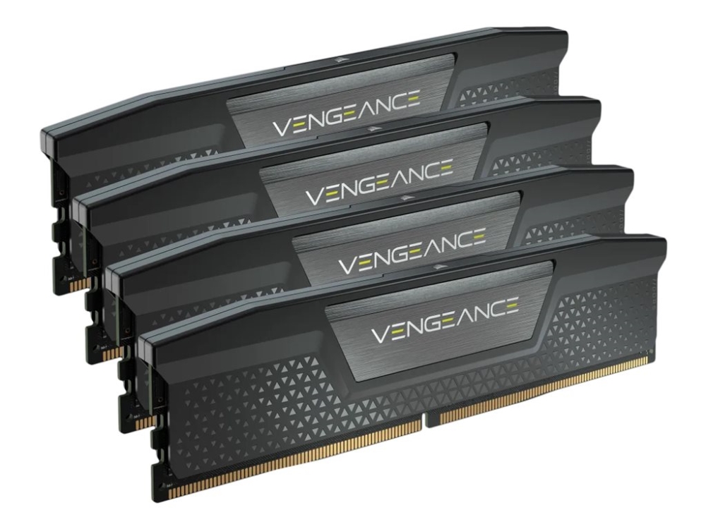 Corsair Ddr5 5200Mhz 192Gb (4X48gb) Dimm Unbuffered Cl38 Xmp 3.0 Vengeance Black Heatspreader 1,25V