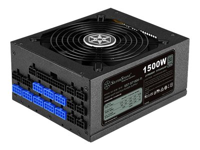 Silverstone Strider Titanium St1500-Ti - Strømforsyning (Intern) - Atx12v 2.4 - 80 Plus Titanium - Ac 120/230 V - 1500 Watt - Aktiv Pfc - Svart