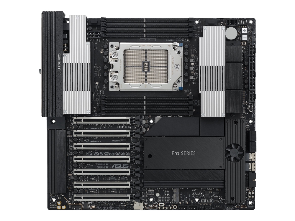 Asus Pro Ws Wrx90e-Sage Se - Hovedkort - Ssi Eeb Ast2600 - Socket Str5 - Amd Wrx90 Chipset - Usb 3.2 Gen 1, Usb-C 3.2 Gen 2X2, Usb4 - Gigabit Lan - I