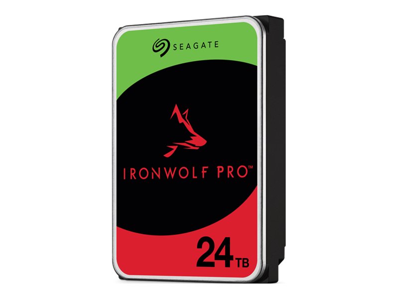 Seagate Ironwolf Pro St24000nt002 - Harddisk - 24 Tb - Intern - 3.5" - Sata 6Gb/S - 7200 Rpm - Buffer: 512 Mb - Med 3-Års Seagate Rescue Data Recover
