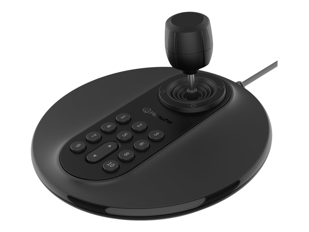 Hanwha Vision Spc-2001 - Fjernstyring For Cctv-Kamera - 12 Knapper - Kabel - Svart