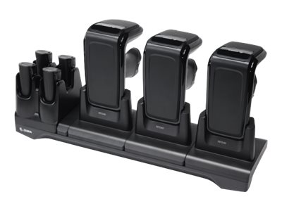 Zebra Multi-Slot Charge/Communication Only Cradles - Dokkingstasjon - Ethernet - For Zebra Rfd40 Uhf Rfid Standard Sled