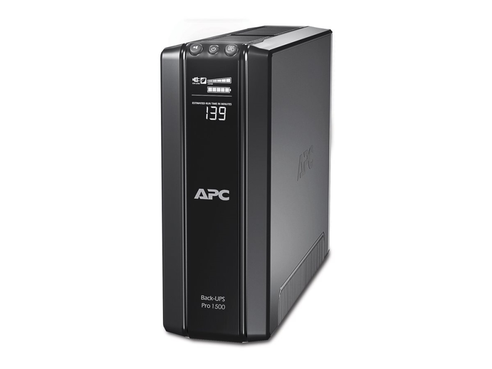 Apc Back-Ups Pro 1500 - Ups - Ac 230 V - 865 Watt - 1500 Va - Rs-232, Usb - Utgangskontakter: 10 - Svart