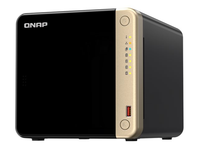 Qnap Ts-464 - Nas-Server - 4 Brønner - Sata 6Gb/S - Raid Raid 0, 1, 5, 6, 10, Jbod - Ram 8 Gb - 2.5 Gigabit Ethernet - Iscsi Støtte