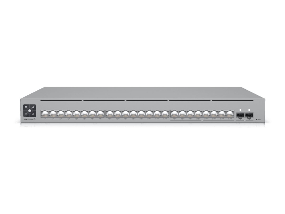 Ubiquiti Unifi Switch Usw-Pro-Max-24-Poe++ - Switch - Administreret - 8 X 2.5 Gbe Poe++ - 16 X 10/100/1000 (16 Poe+) + 2 X Gbe Sfp+ Etherlightning Po