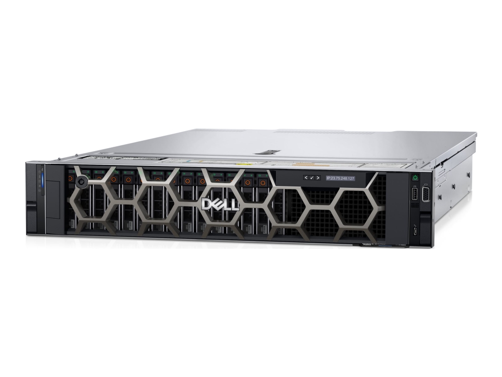 Dell Poweredge R550 - Server - Rackmonterbar 2U - Toveis - 1 X Xeon Silver 4310 / Inntil 3.3 Ghz - Ram 32 Gb - Sas - Hot-Swap 3.5" Brønn(Er) - Ssd 48