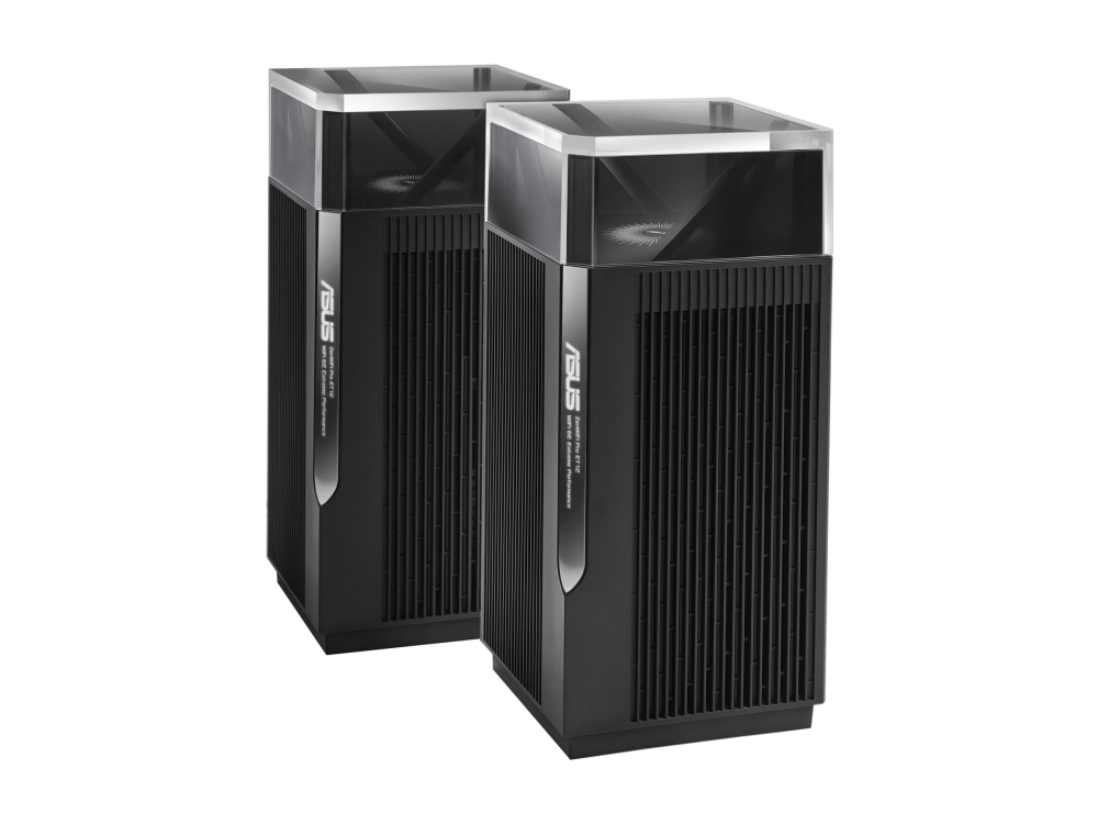 Asus Zenwifi Pro Et12 - 2-Pack - Wi-Fi-System (2 Rutere) - Op Til 6000 Sq.Ft - Mesh - Gige, 2,5 Gige - Wi-Fi 6E - Multi-Band