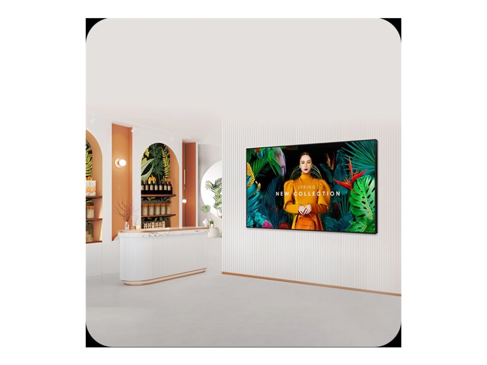 Samsung Qm43c - 43" Diagonalklasse Qmc Series Led-Bakgrunnsbelyst Lcd-Skjerm - Crystal Uhd - Intelligent Skilting - Tizen Os - 4K Uhd (2160P) 3840 X