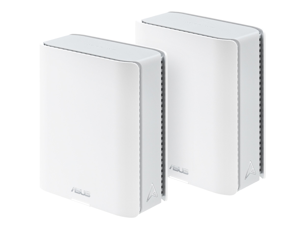 Asus Zenwifi Bt10 - Wi-Fi-System - (3 Rutere) - Inntil 6000 Kvadratfot - Maske 10Gbe, 5Gbe, 2.5Gbe, Wi-Fi 7 - Wi-Fi 7 - Multibånd