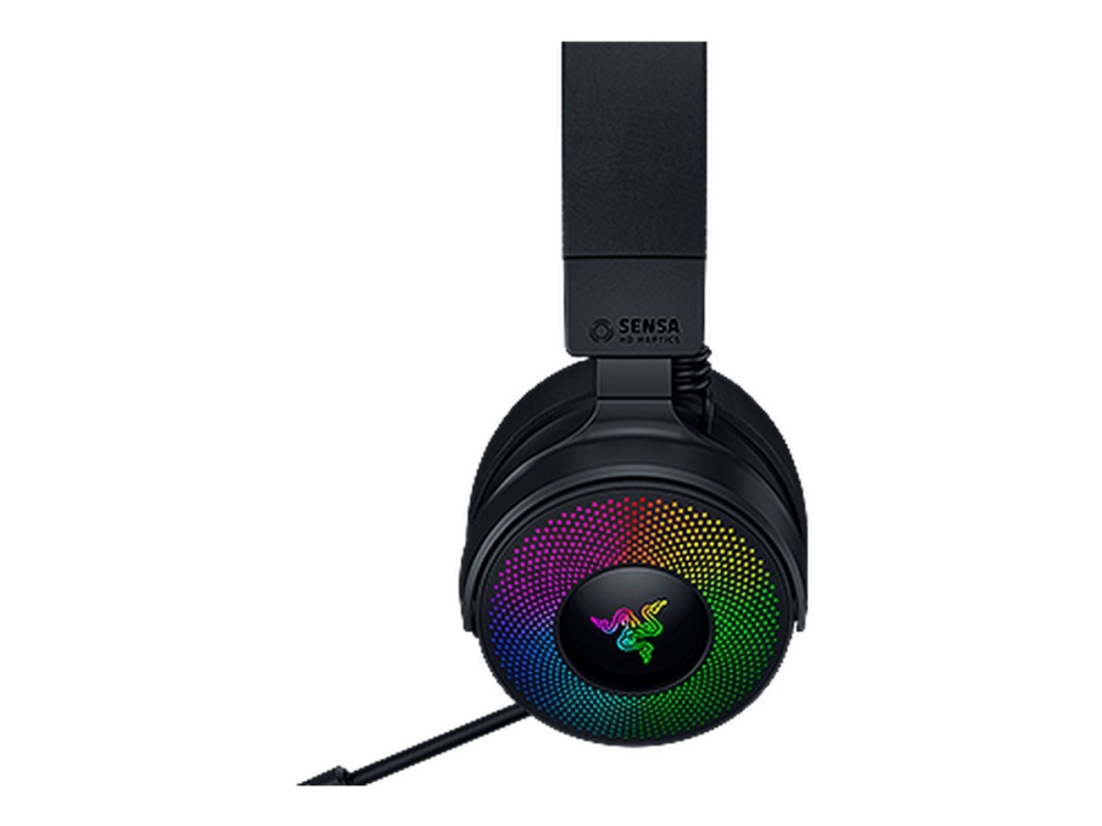 Razer Kraken V4 Pro - Hodesett - Full Størrelse - Bluetooth / 2,4 Ghz Radiofrekvens - Trådløs, Kablet - Usb-A, 3,5 Mm Jakk