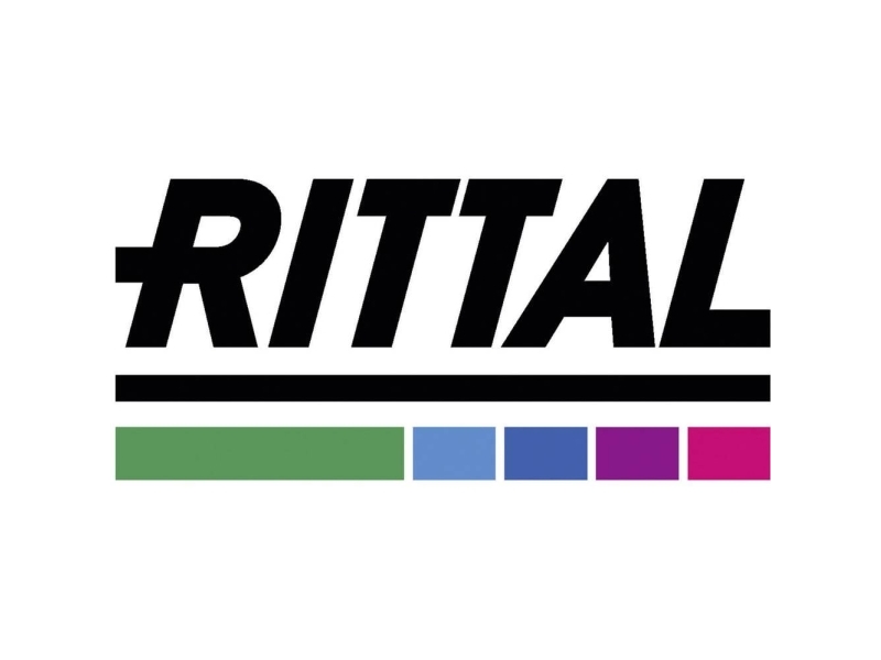 Rittal 7641.350, Veggmonterbar Hylle, 7U, Nøkkellås, Grå