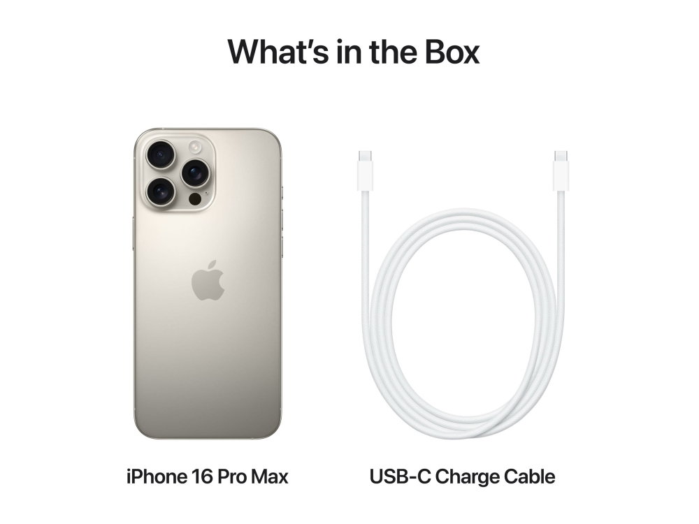 Apple Iphone 16 Pro Max - 5G Smartphone - Dobbelt-Sim / Internminne 1 Tb - Oled-Display - 6.9" - 2868 X 1320 Piksler (120 Hz) - 3X Bakkamera 48 Mp, 4