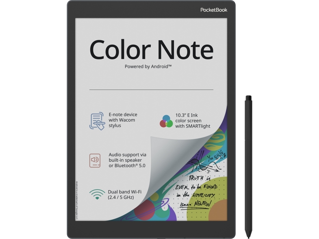 Elektronin Skaitykl Pocketbook Color Note 10.3" 32Gb Stormy Sea (Pb1041-1-Ww), Mlyna