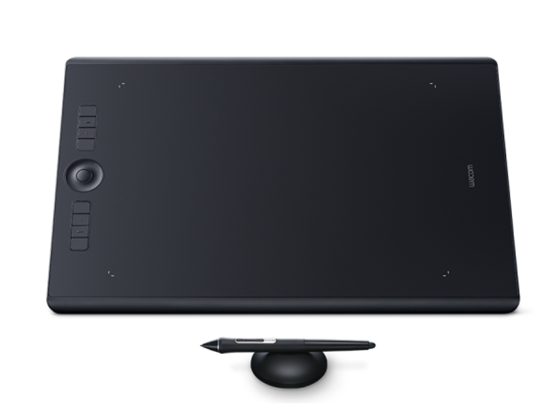 Wacom Intuos Pro Large - Digitizer - Højre- Og Venstrehåndet - 43 Cm X 28.7 Cm X 0.8 Cm - Multi-Touch - Elektromagnetisk - 8 Knapper - Trådløs, Kabli