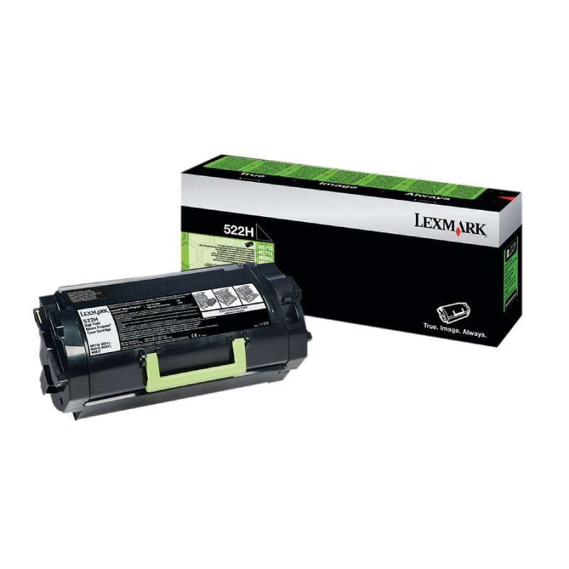 Lexmark 522H BK Toner - 52D2H00 Original - Svart 25000 sider