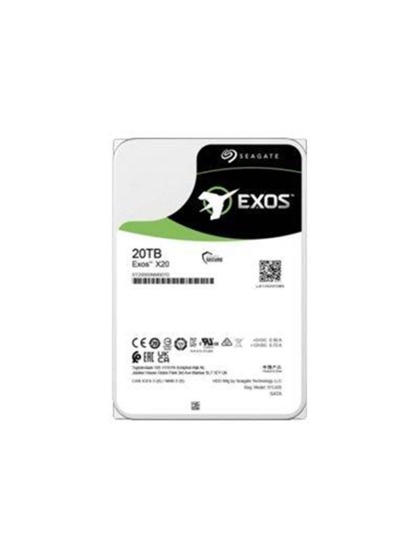 Seagate Exos X20 - 20TB - Harddisk - ST20000NM002D - SAS3 - 3.5"