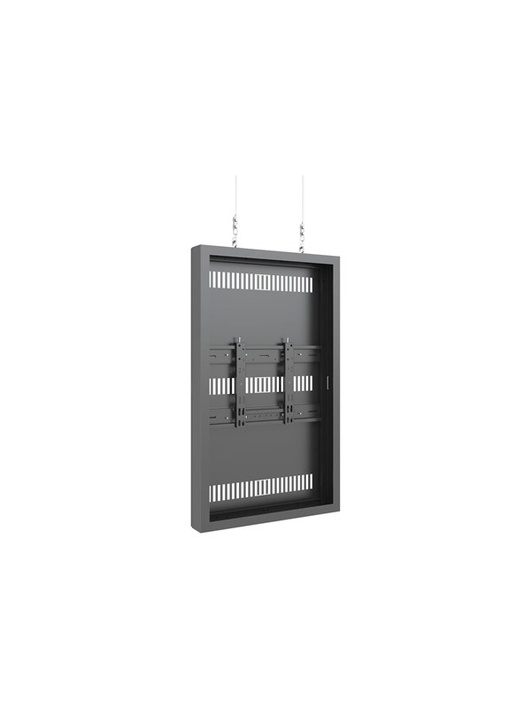 Multibrackets M Pro Series - enclosure - for digital signage panel - wire small - black 25 kg 43" From 200 x 200 mm