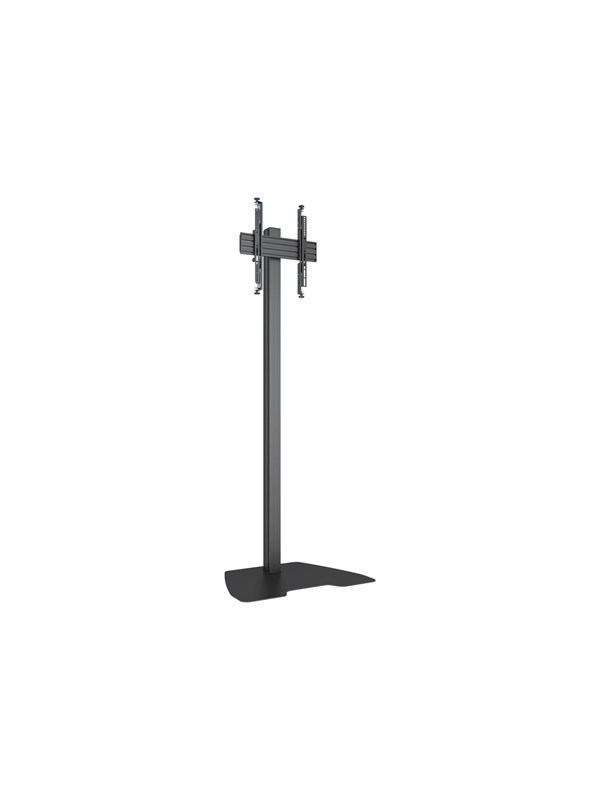 Multibrackets M Pro Series - stand - for flat panel - Micro Adjustable - black 50 kg 75" 100 x 100 mm