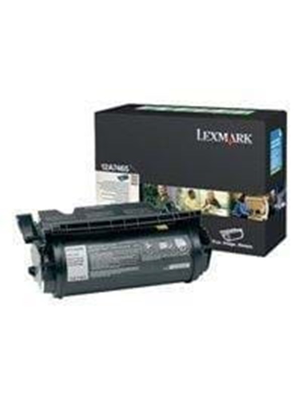 Lexmark 12A7465 Toner Black - Laser toner Svart