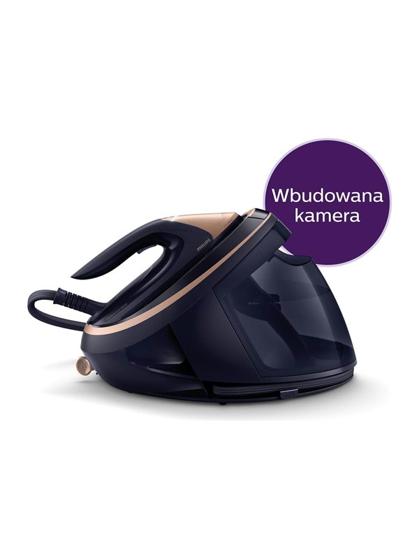 Philips Dampstrykejern PerfectCare 9000 Series PSG9050 - steam generator iron - sole plate: SteamGlide Elite