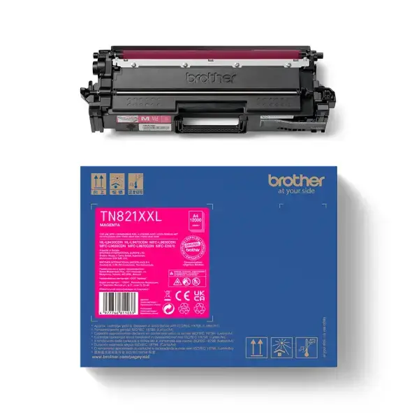 Brother toner TN821XXLM magenta 12000 sider, original