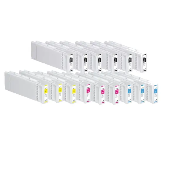 Pixojet blekkpatroner Epson SC-T3000 - C13T694100, 15 stk. rabattpakke 10500 ml